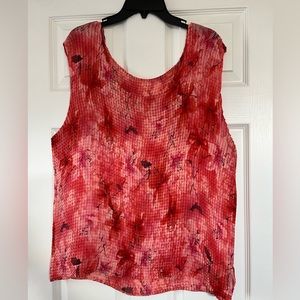 Notations Sleeveless Blouse 2X